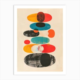 'Circles' 3 Art Print