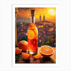 aperol In A Bottle Art Print