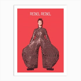 Rebel Rebel David Bowie Art Print