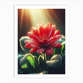 Red Flower 1 Art Print