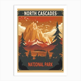 North Cascades National Park Poster Art Print