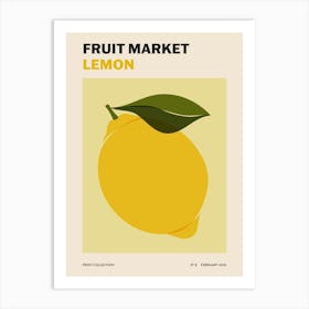 Fruit Market No. 8 Lemon Art Print