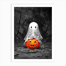 Ghost Pumpkin 1 Art Print