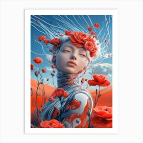 Red Roses Art Print