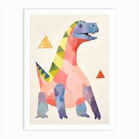 Nursery Dinosaur Art Jobaria 3 Art Print