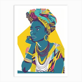 African Woman 215 Art Print