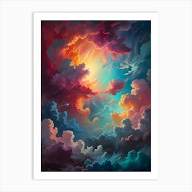 Aurora in the Clouds Art Print