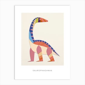 Nursery Dinosaur Art Saurophaganax 2 Poster Art Print