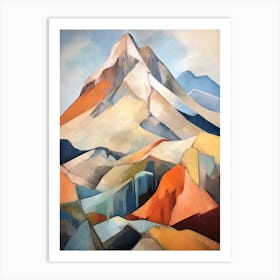 Mount Blackburn Usa 1 Mountain Painting Art Print