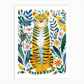 Tiger In The Jungle 53 Art Print