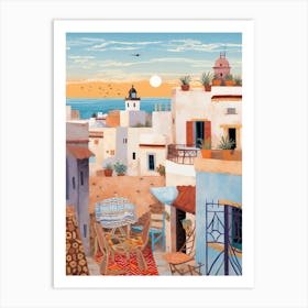Essaouira Morocco 3 Illustration Art Print