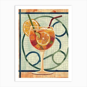 Pimm S Cup Illustration 1 Art Print