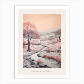 Dreamy Winter National Park Poster  Yorkshire Dales National Park England 2 Art Print