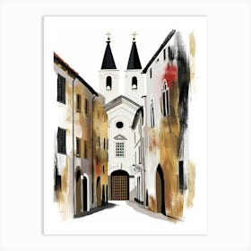 Street In Italy Art Print