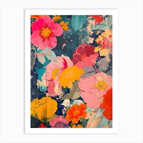 Great Japan Hokusai Japanese Floral 3 Art Print