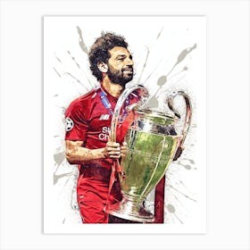 Mohamed Salah Liverpool Art Print