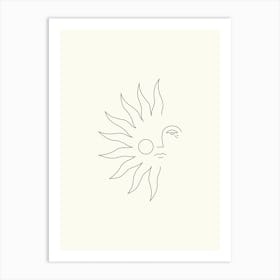 Soleil Cream Art Print