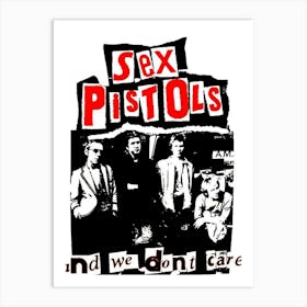 Sex Pistols band music Art Print