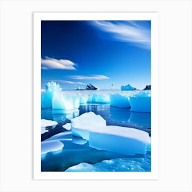 Sea Ice Water Waterscape Photography 1 Art Print