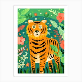 Tiger In The Jungle 19 Art Print