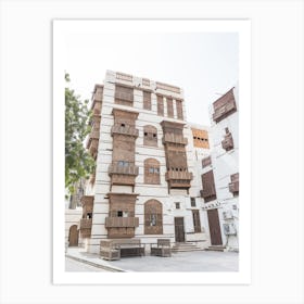 Architecture Of Al Balad In Jeddah Art Print