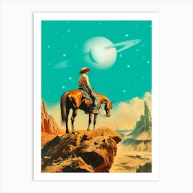 Western Astronaut Art Print