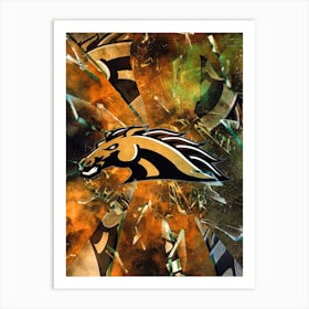 Western Michigan Broncos 1 Art Print