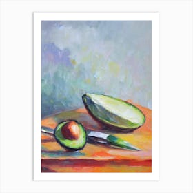 Avocado 2 Still Life Painting vegetable Art Print