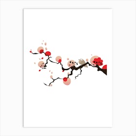 Cherry Blossoms Art Print