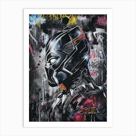 Black Panther 6 Art Print