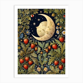 William Morris Strawberry Moon Art Print