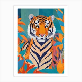 Tiger In The Jungle Art Print