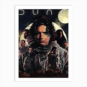 paul atreides dune movie Art Print