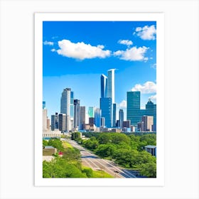 Houston Texas  Photography Art Print