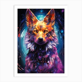 Cosmic Dog Art Print