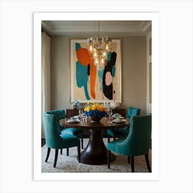 Modern Dining Room Art Print