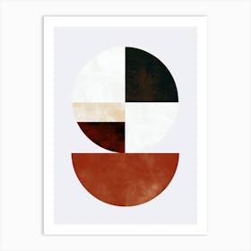 Bridgetown Geometry Minimalist Bauhaus Art Print