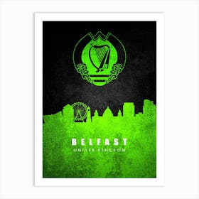 Belfast Celtic Art Print