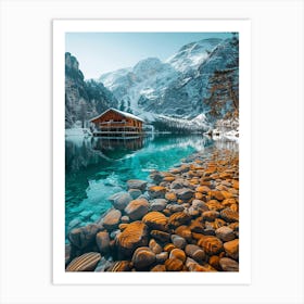 Lake In The Alps 1 Art Print