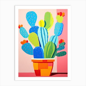 Cactus, Matisse style Art Print