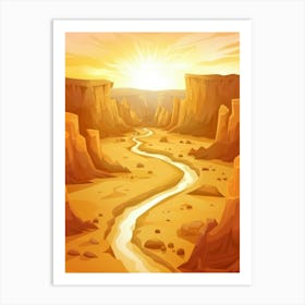 Desert Landscape 44 Art Print