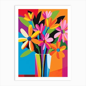 Flowers In A Vase 154 Art Print