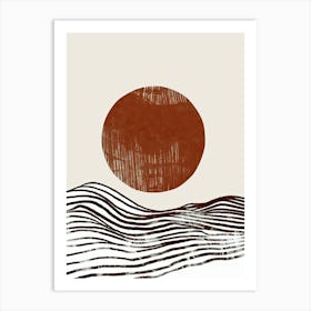 Würzburg Curves - Minimalist Bauhaus Art Print