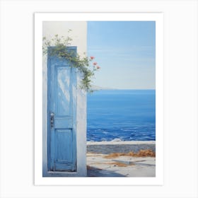 Blue Door 23 Art Print