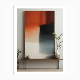 Modern Abstract Minimalistic Art 17 Art Print