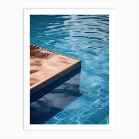 Swimming Pool Border Art Print