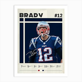 Tom Brady Art Print