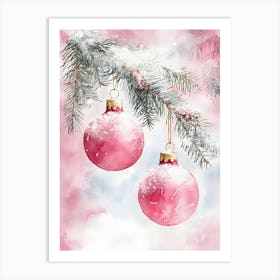 Christmas Ornaments 15 Art Print