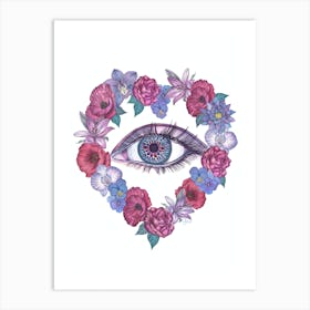 Eye Heart You Art Print