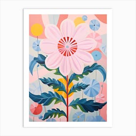 Everlasting Flower 2 Hilma Af Klint Inspired Pastel Flower Painting Art Print